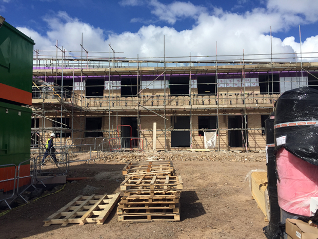 Hatcher Prichard Architects_Lyde Green Primary School_Under Construction_Main Elevation